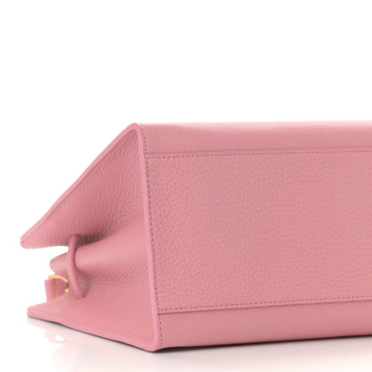 Mansur Gavriel Tumbled Calfskin Sun Bag Peony 10 of 12