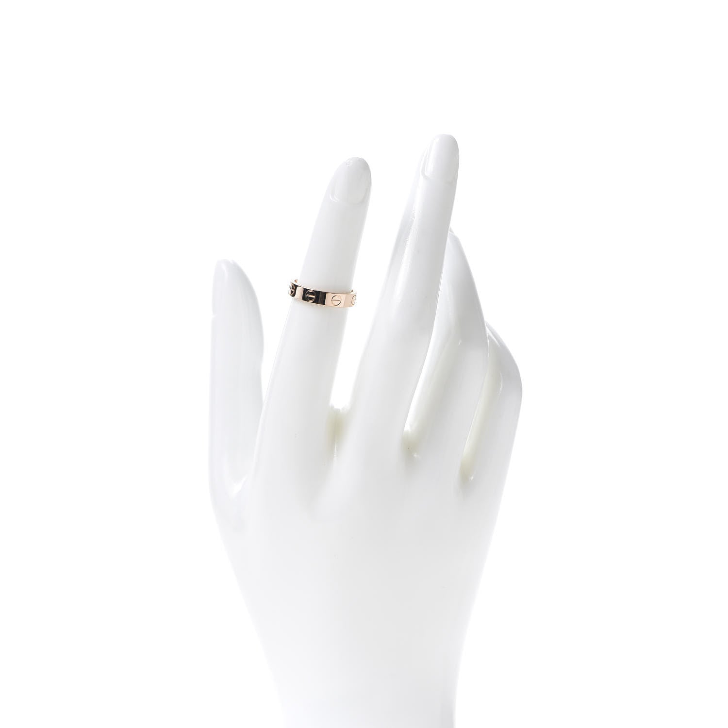 Cartier 18K Pink Gold 3.5mm LOVE Wedding Band Ring 48 4.5 2 of 5