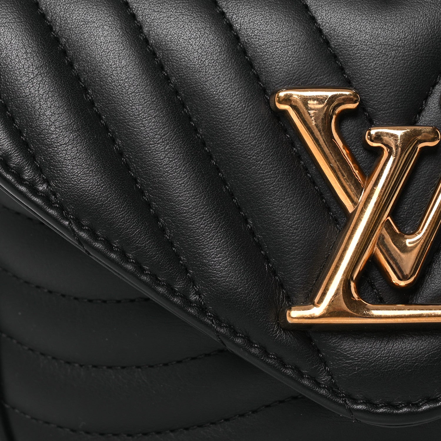 Louis Vuitton Calfskin New Wave Multi Pochette Black 8 of 14