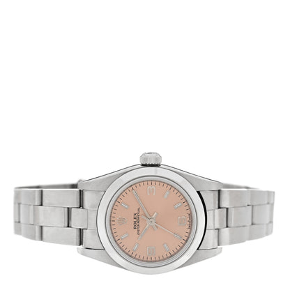 Rolex Stainless Steel 24mm Oyster Perpetual Datejust Watch Pink 76080 2 of 6
