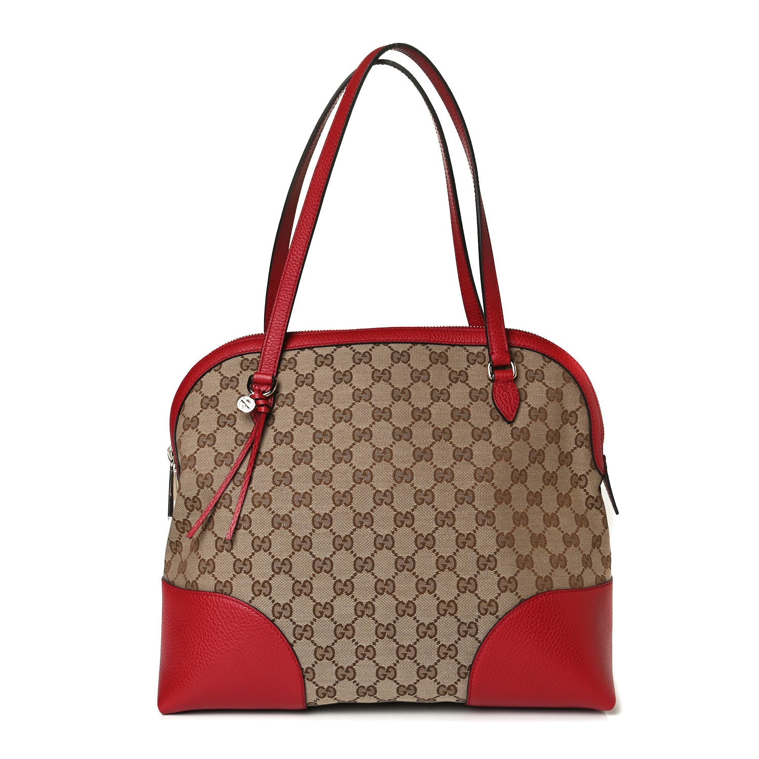 Gucci Monogram Medium Bree Shoulder Bag Red 1 of 6