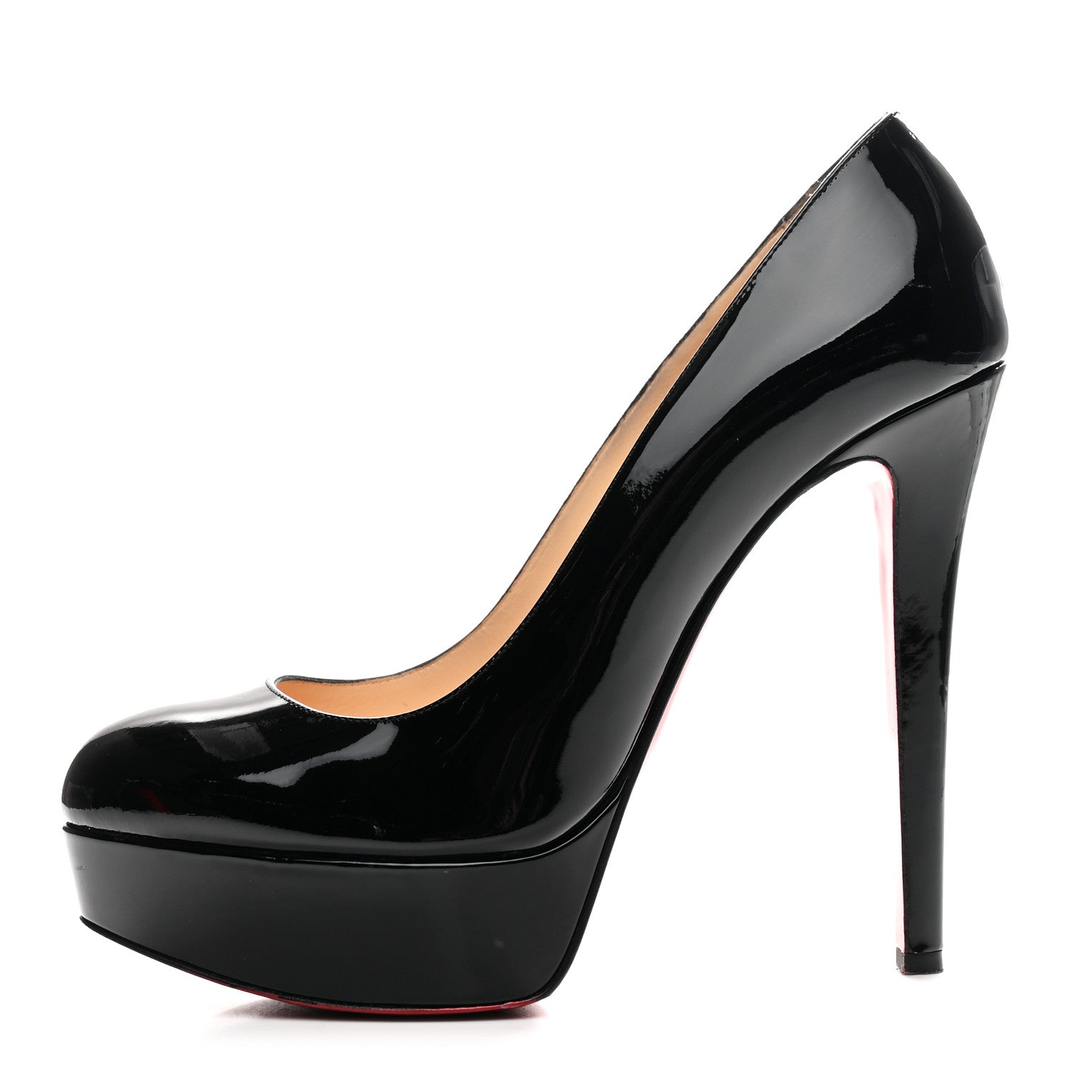 Christian Louboutin Patent Bianca 140 Pumps 37.5 Black 1 of 11