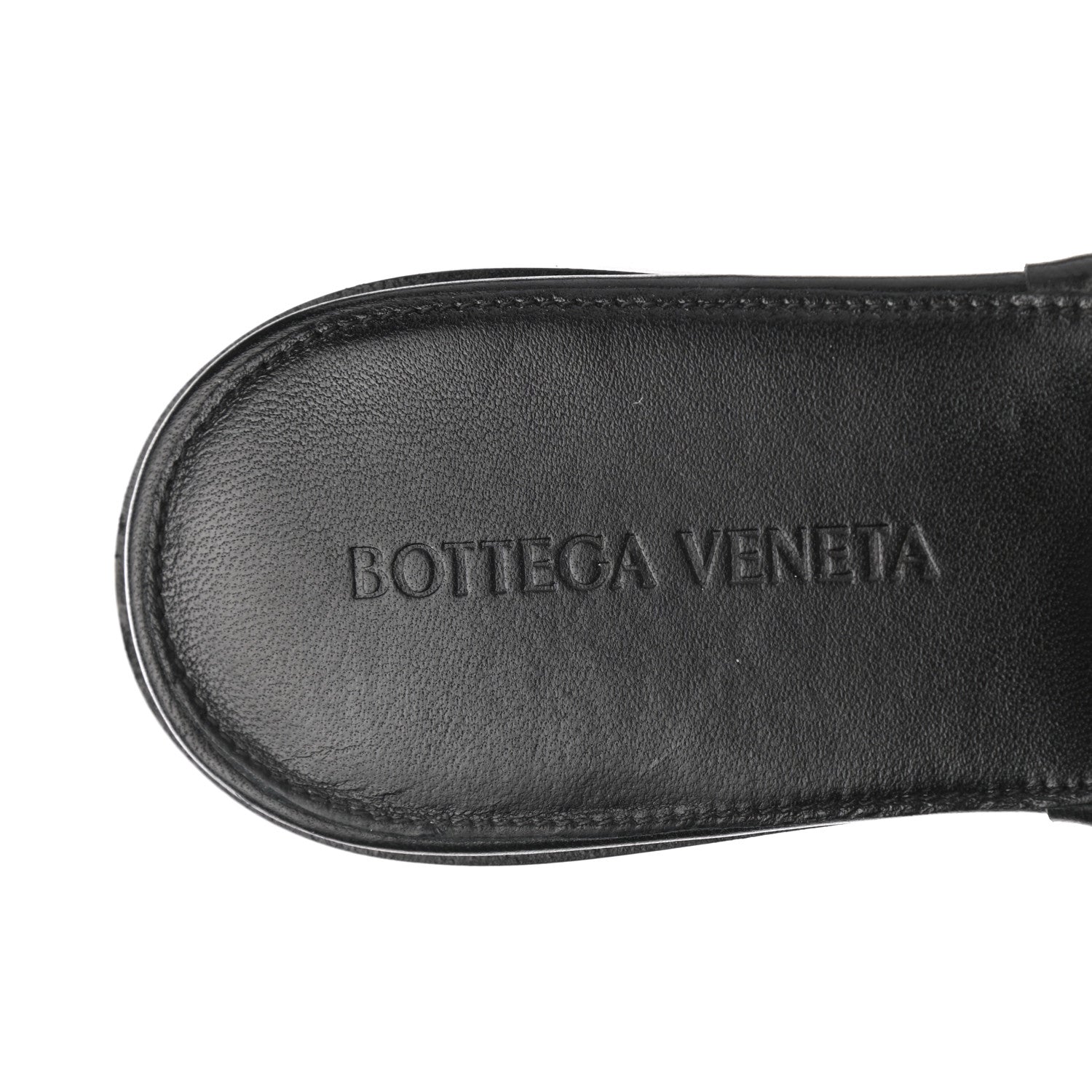 Bottega Veneta Nappa Quilted Rubber Lido Flat Sandals 37 Black 8 of 10