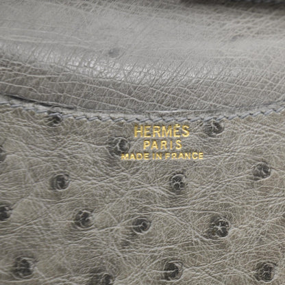 Hermes Ostrich Mini Agenda Cover w Notebook 5 of 6