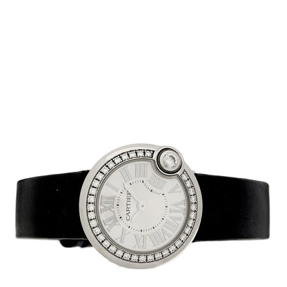 Cartier Stainless Steel Satin Diamond Bezel 26mm Ballon Blanc De Cartier Quartz Watch 3 of 4