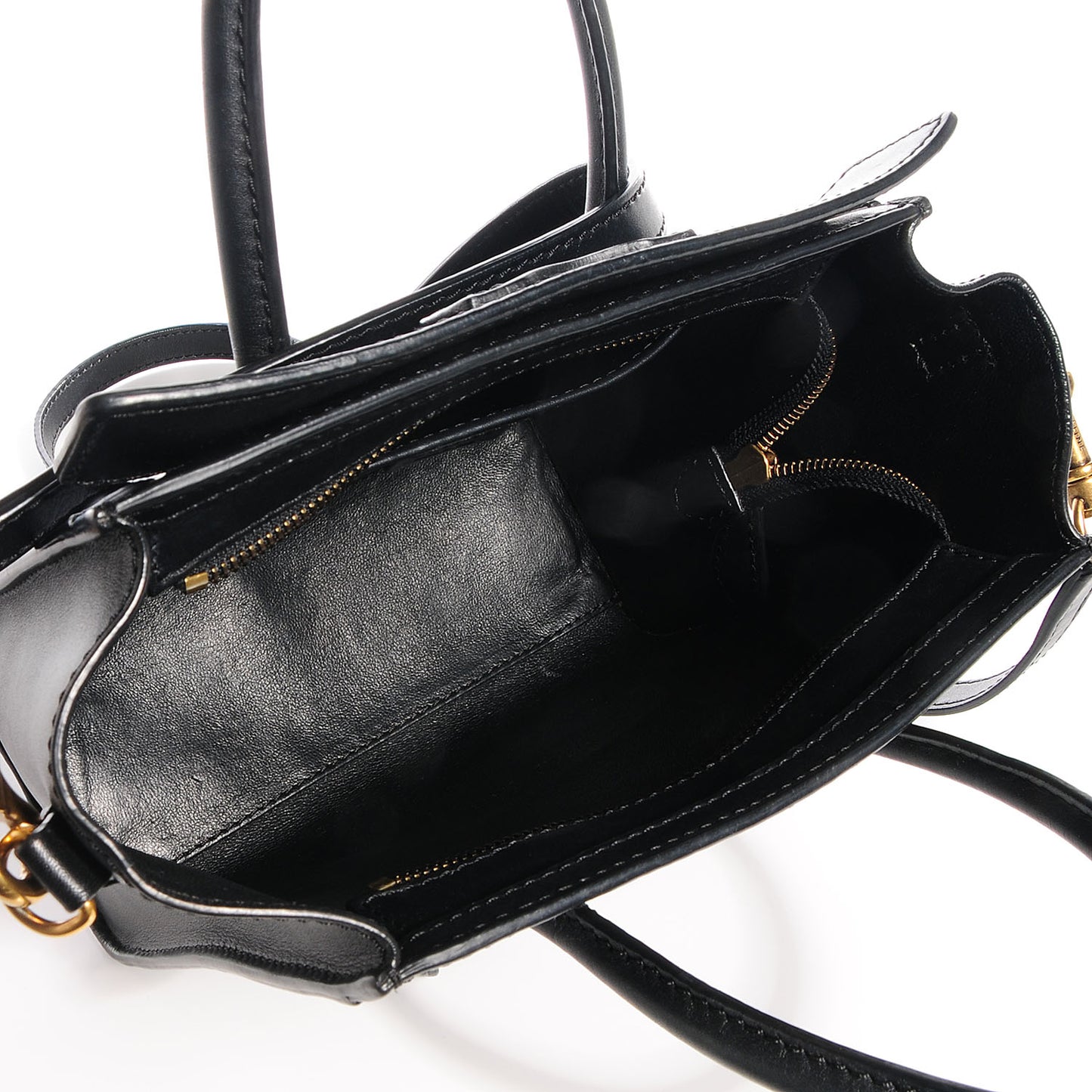 Smooth Calfskin Nano Luggage Black
