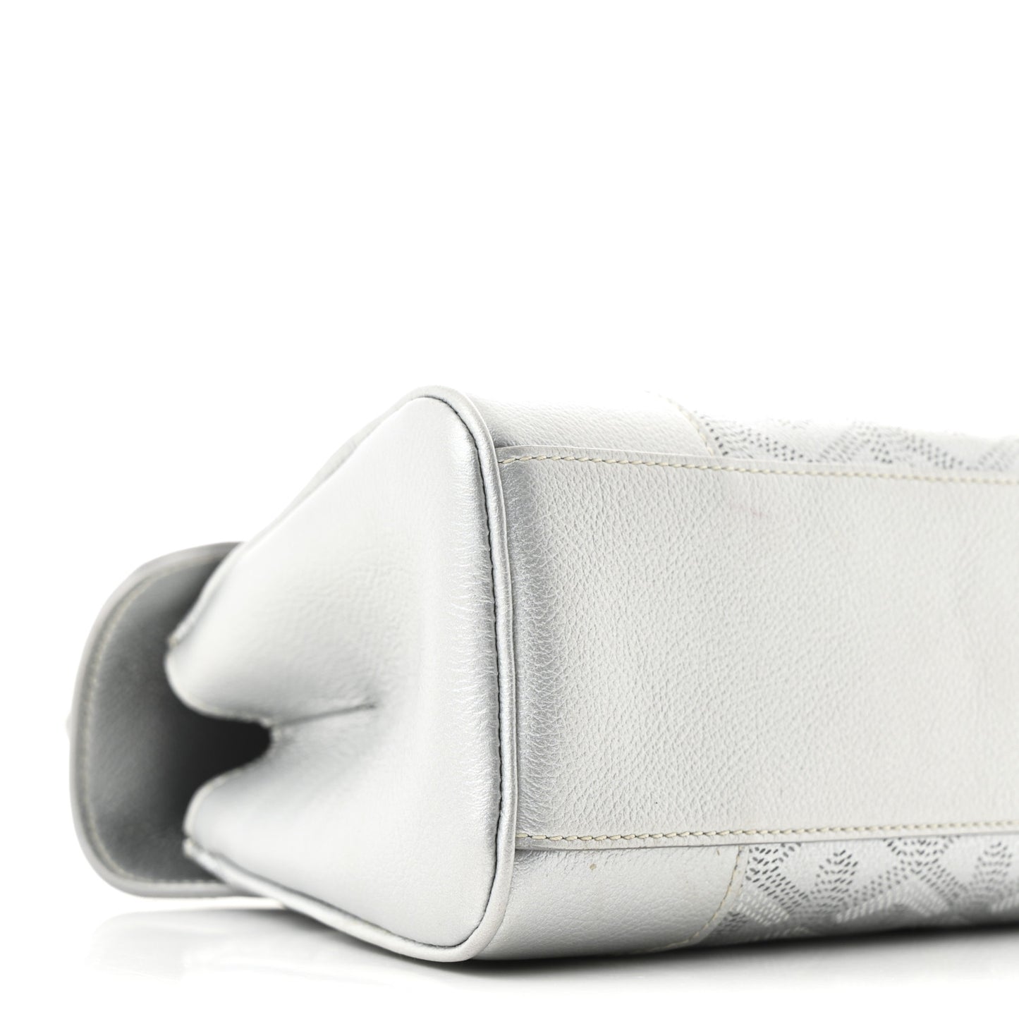 Goyardine Precious Metals Mini Saigon Silver