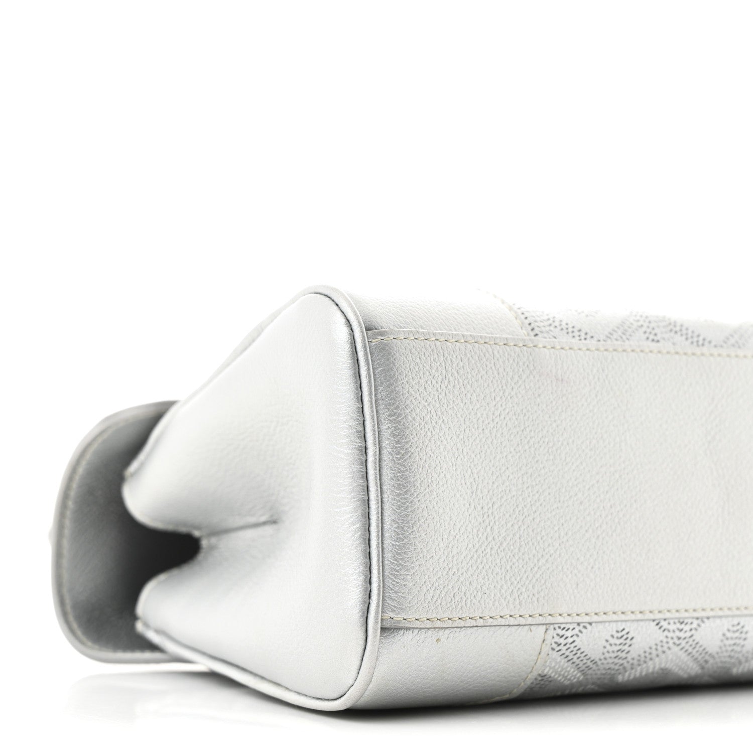 Goyard Goyardine Precious Metals Mini Saigon Silver 9 of 11