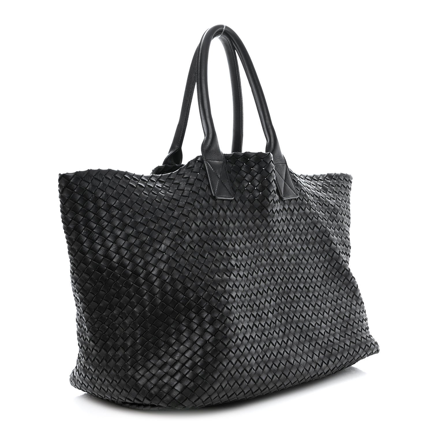 Bottega Veneta Nappa Intrecciato Large Cabat Black 3 of 16