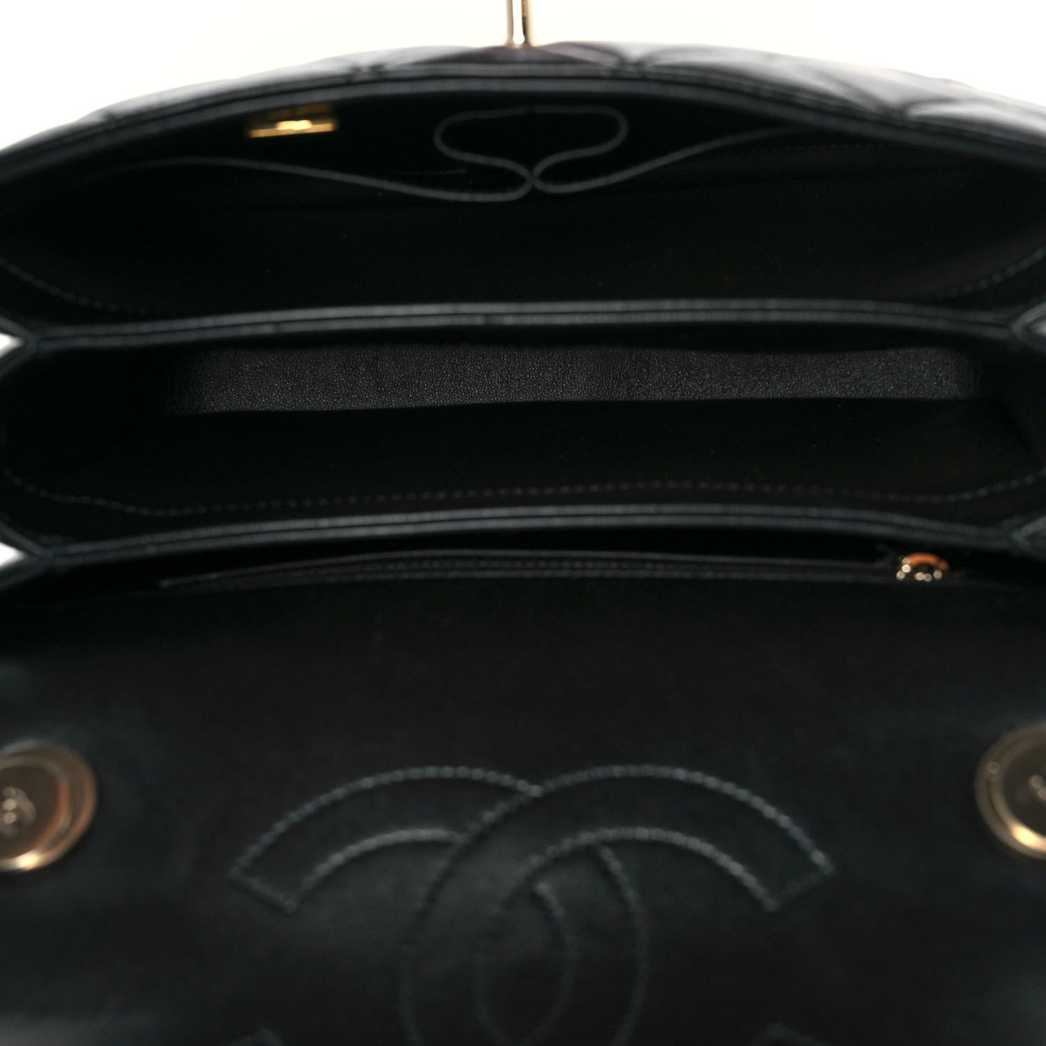 Chanel Lambskin Quilted Small Trendy CC Dual Handle Flap Bag Black 5 of 10