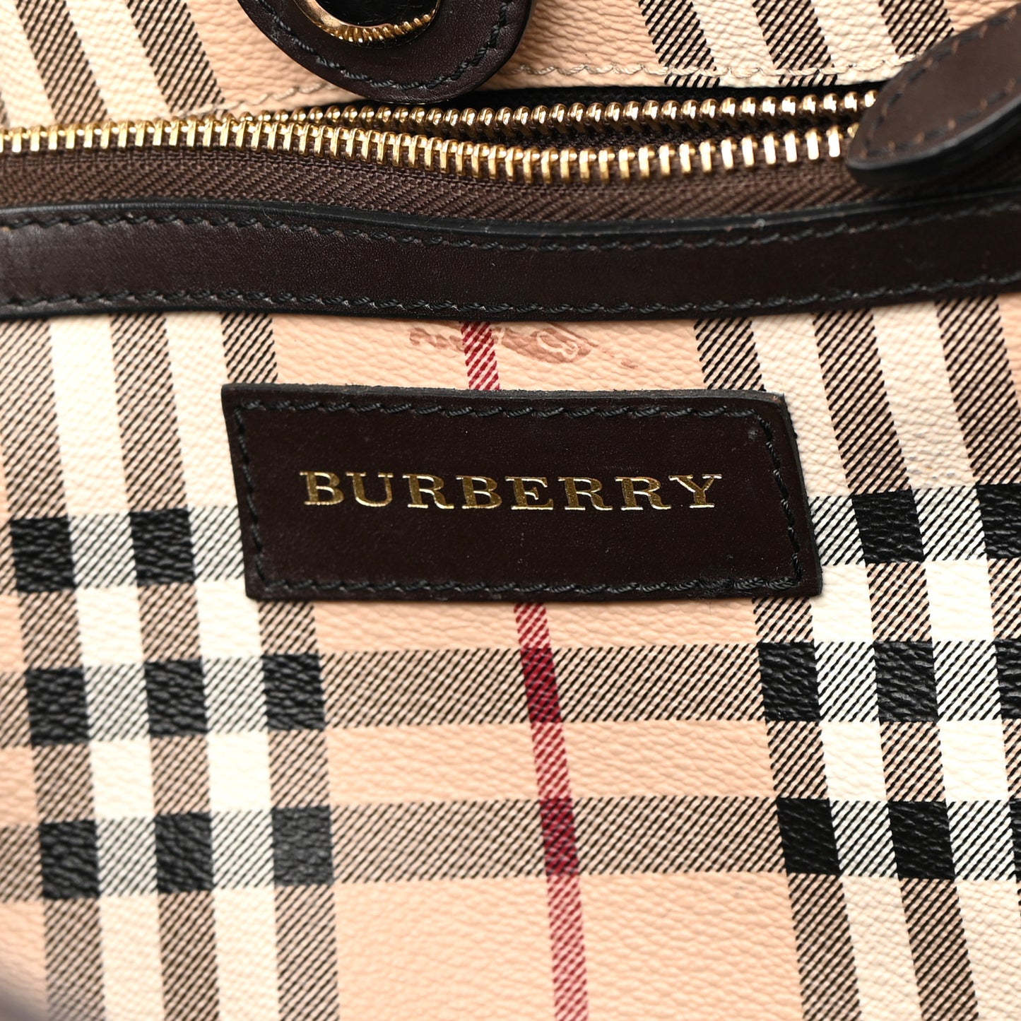 Haymarket Check Small Canterbury Tote Brown