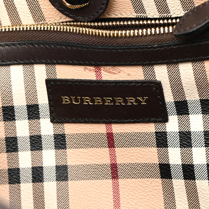 Burberry Haymarket Check Small Canterbury Tote Brown 6 of 19