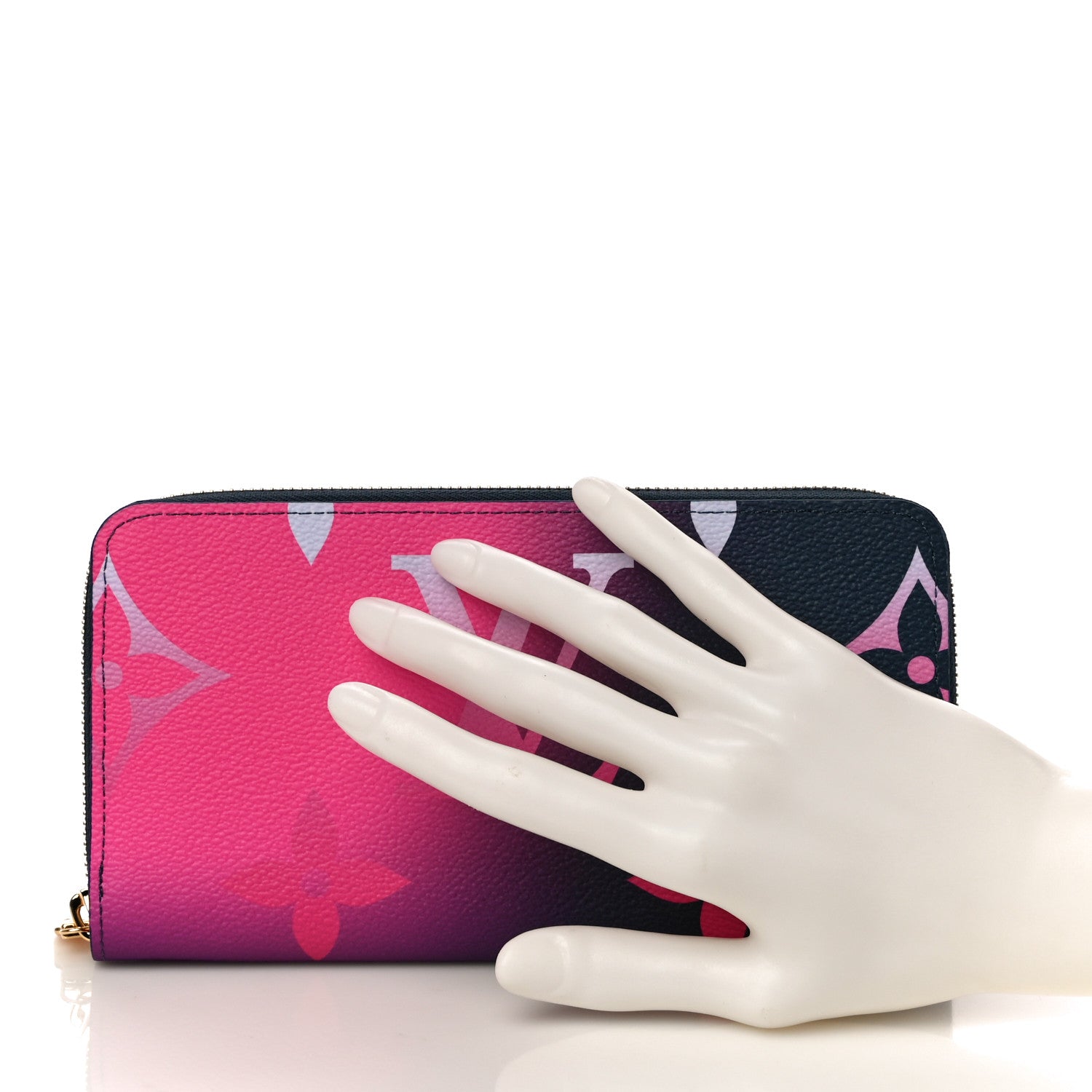 Louis Vuitton Monogram Giant Spring In The City Zippy Wallet Midnight Fuchsia 2 of 10