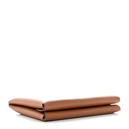 Hermes Evercolor Calvi Duo Card Case Gold 4 of 8