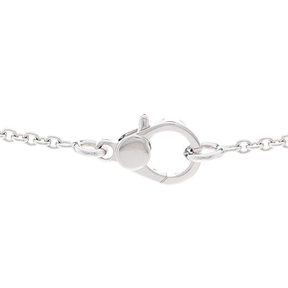 Hermes 18K White Gold Diamond Finesse Pendant Necklace 5 of 6