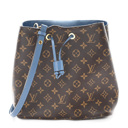 Louis Vuitton Monogram Neonoe MM Blue Jean 1 of 11