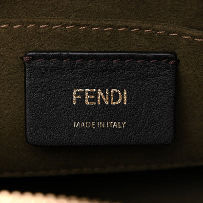 Fendi Chenille Vitello King Plexiglass FF Mini By The Way Top Handle Boston Bag Tortora Nuvola 6 of 11