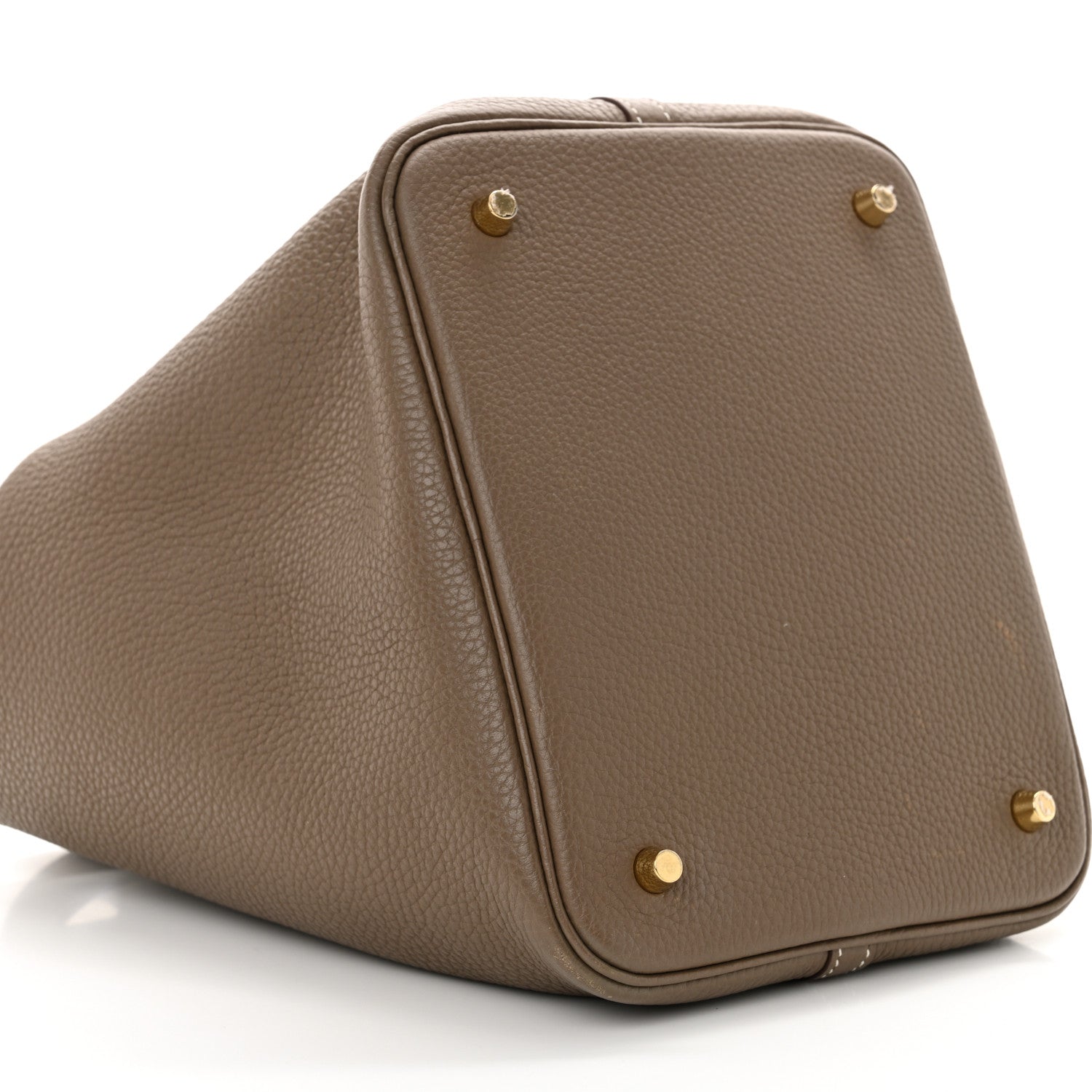 Hermes Taurillon Clemence Picotin Lock 22 MM Etoupe 9 of 11