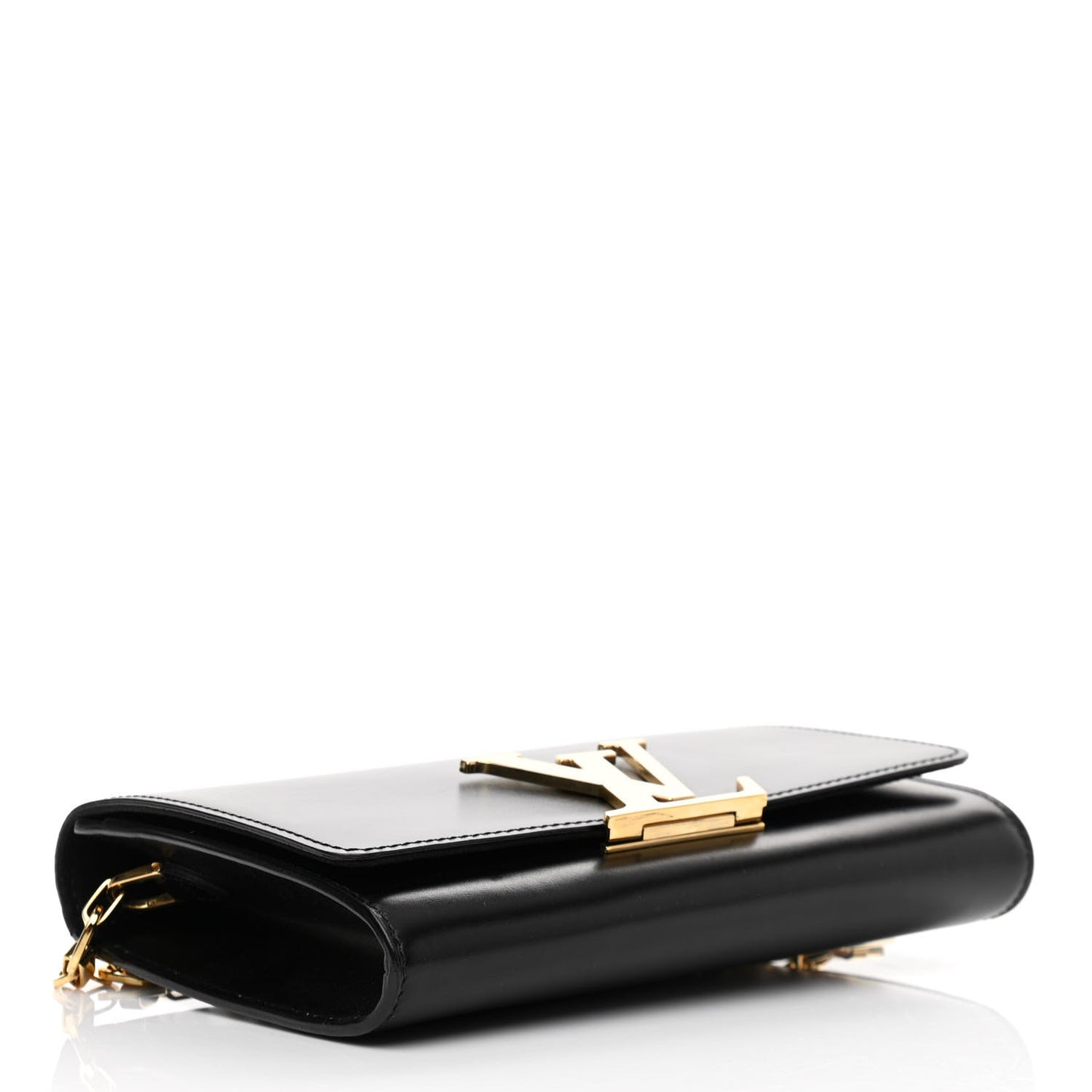 Calfskin Chain Louise MM Black