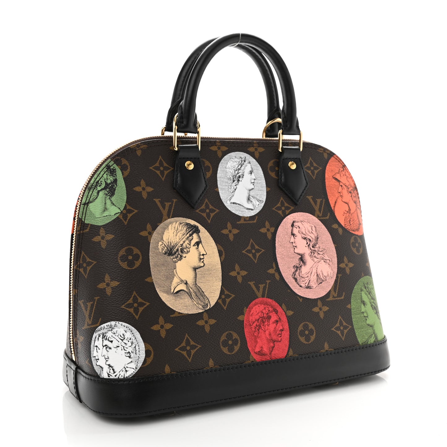 X FORNASETTI Monogram Cameo Alma PM