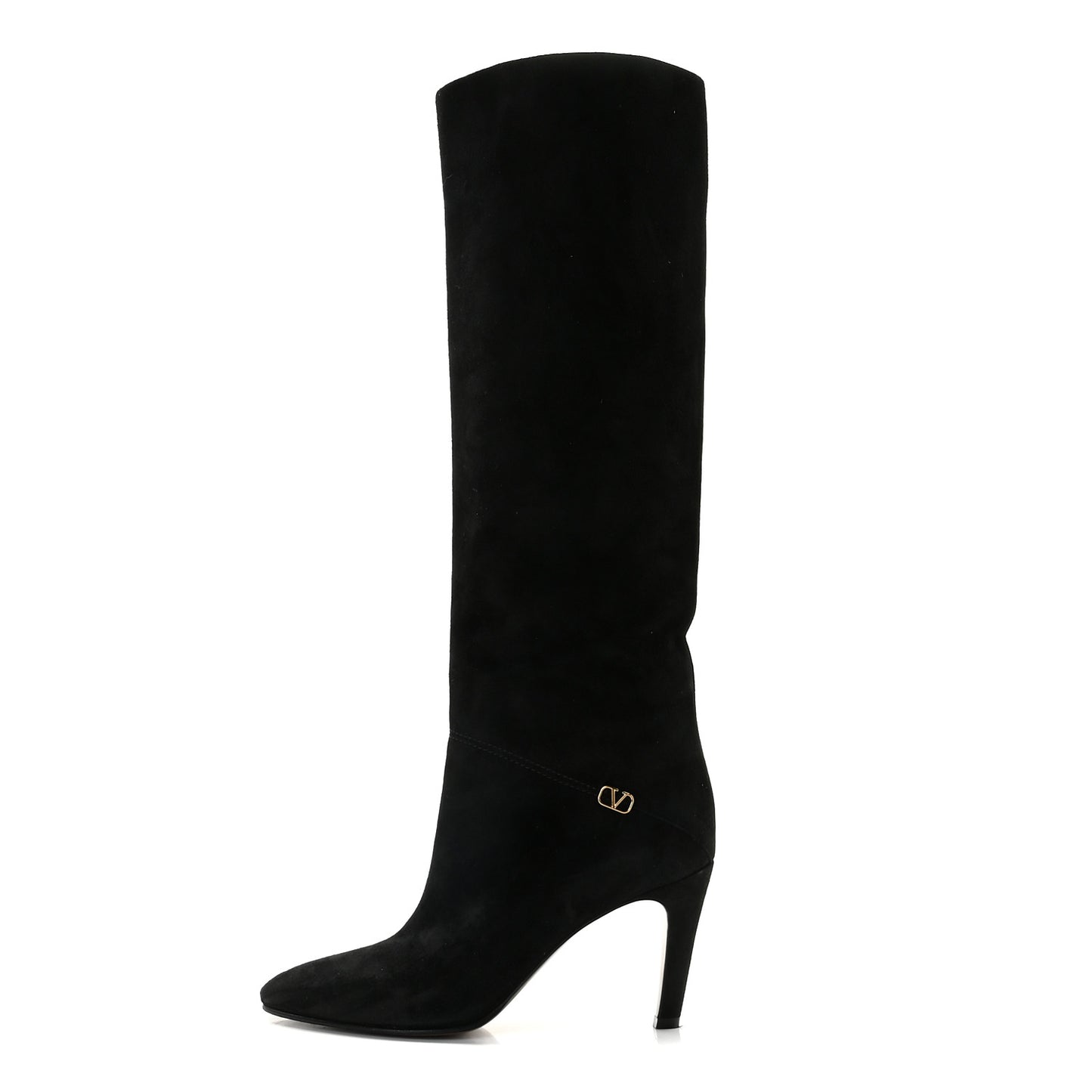 Suede VLogo Boots 40 Black