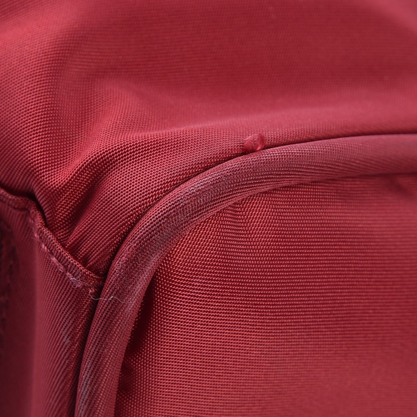 Tessuto Nylon Dopp Cosmetic Bag Rosso