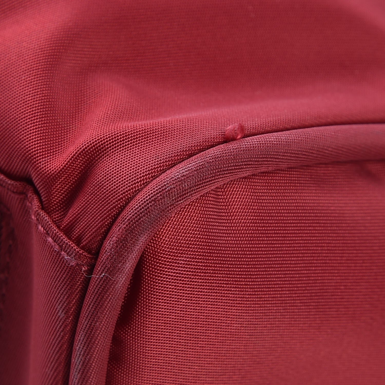 Prada Tessuto Nylon Dopp Cosmetic Bag Rosso 9 of 14