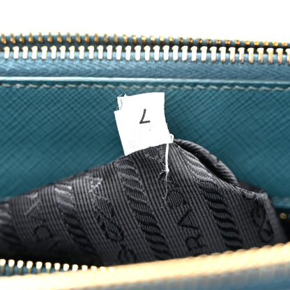 Prada Saffiano Medium Galleria Double Zip Tote Ottanio 6 of 12