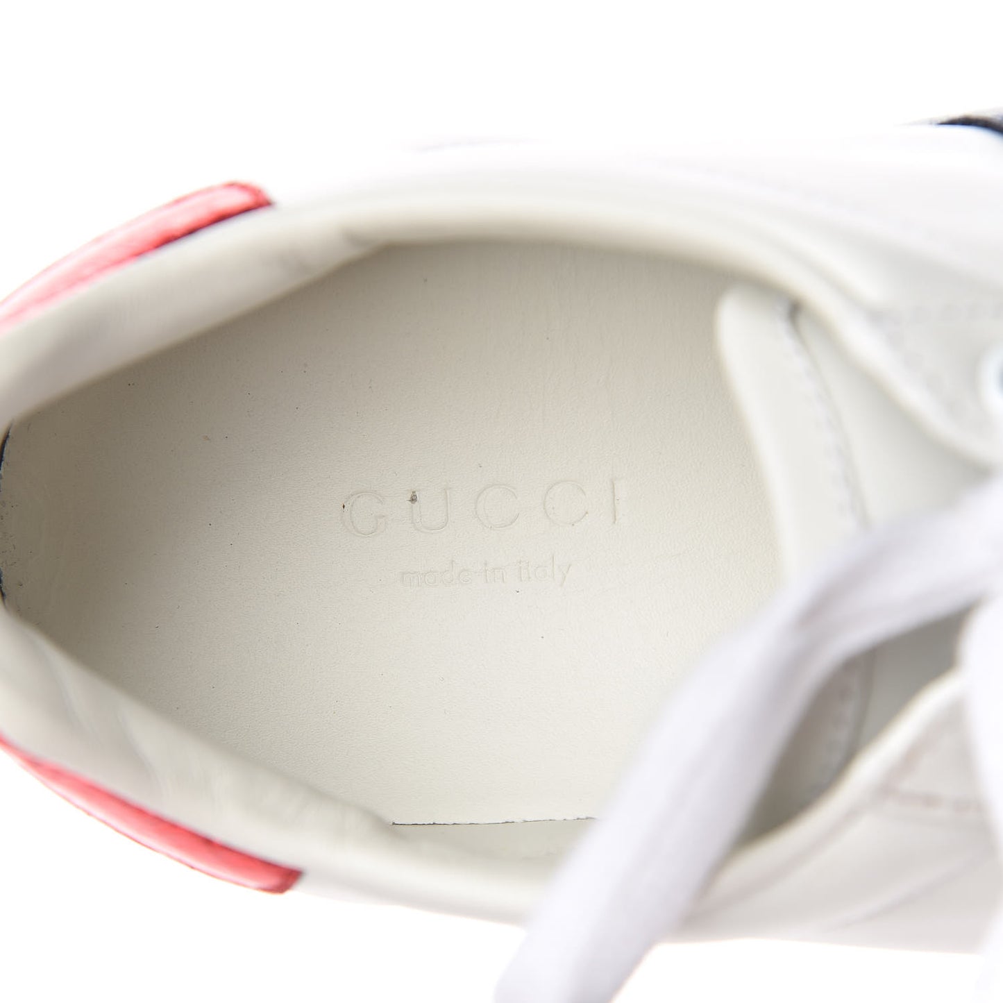 Calfskin Ayers Blind For Love Embroidered Womens Ace Sneakers 36.5 White