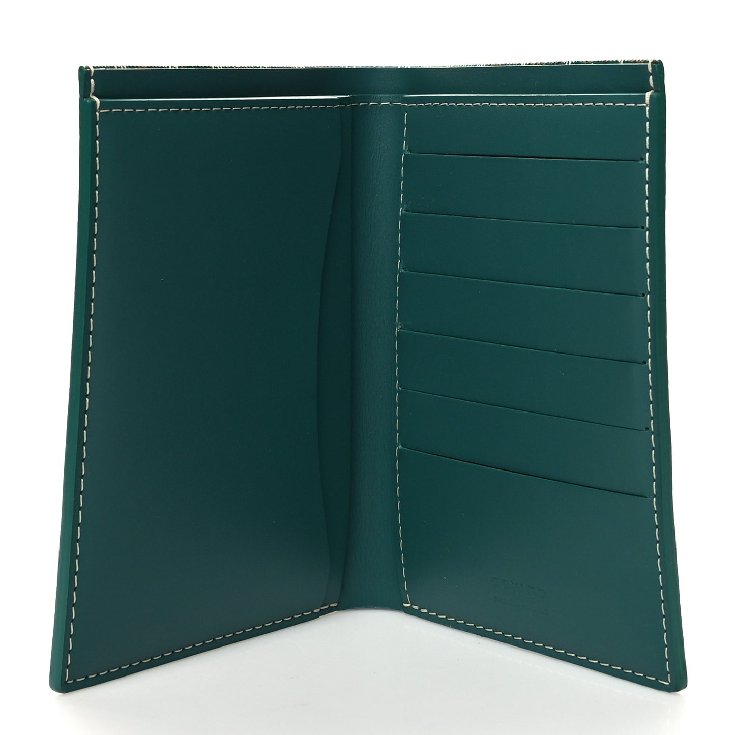 Goyardine Moliere Wallet Green