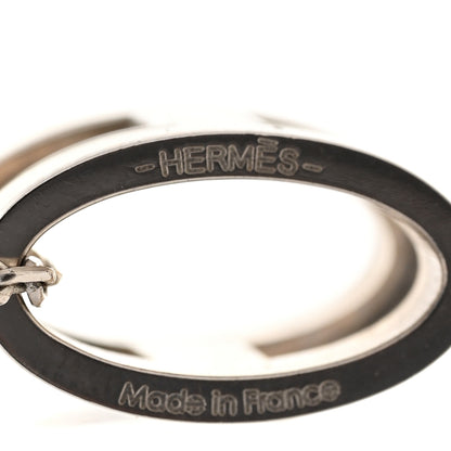 Hermes Lacquered Palladium Pop H Pendant Necklace White 5 of 7