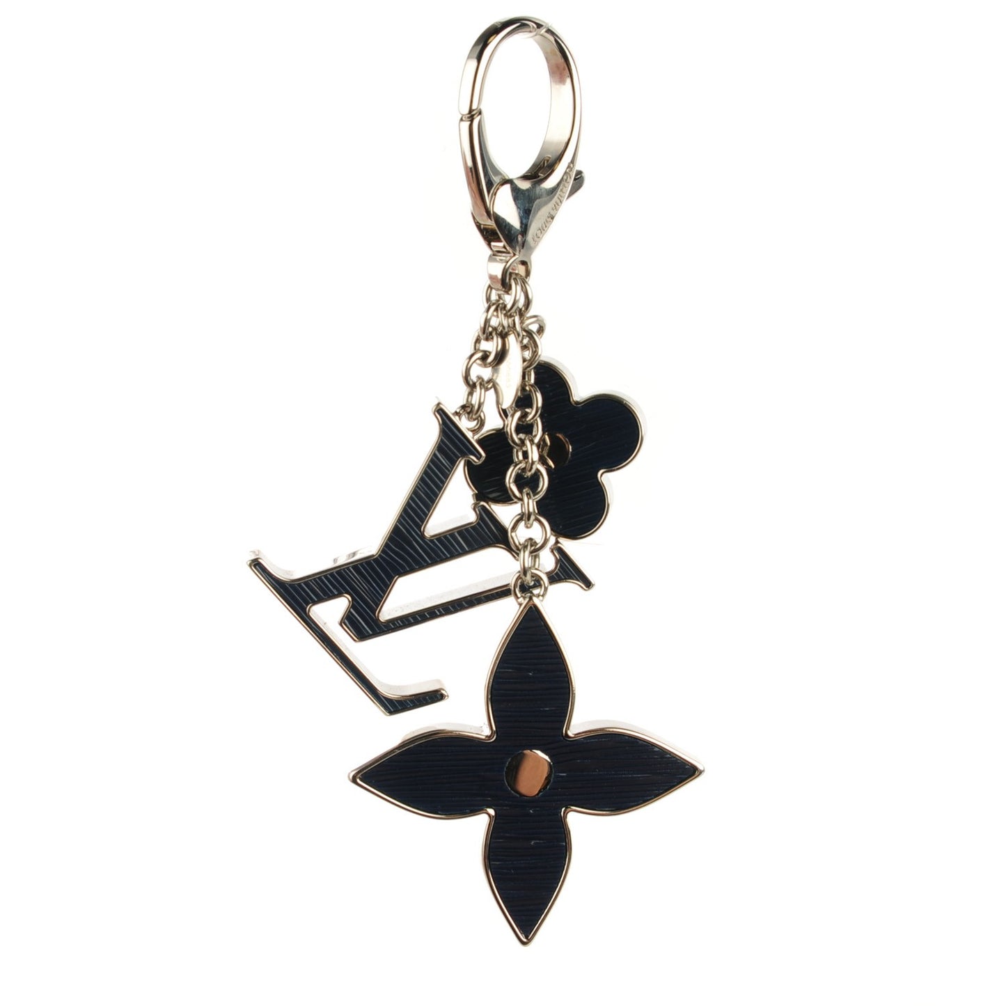 Fleur d Epi Bag Charm Indigo
