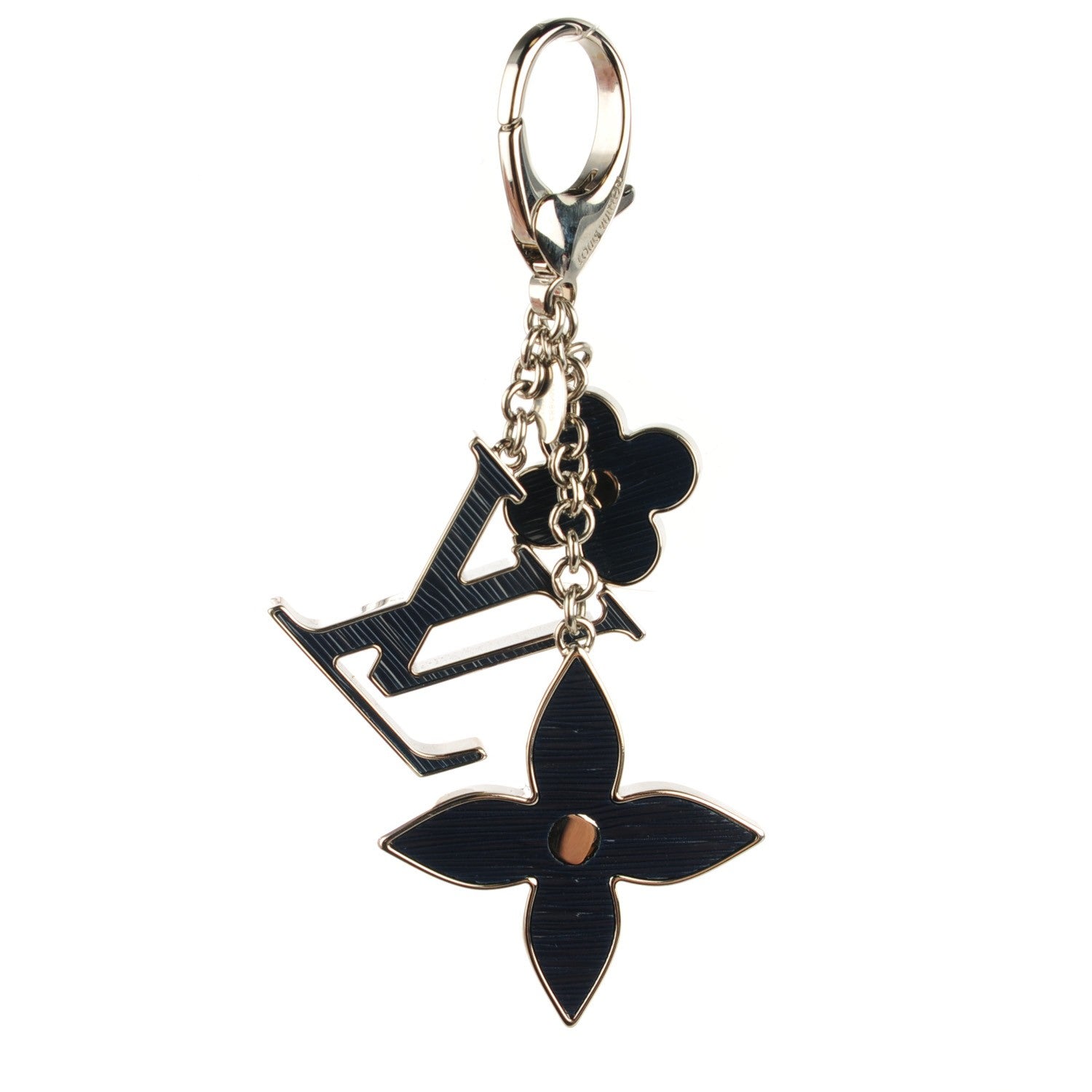 Louis Vuitton Fleur d Epi Bag Charm Indigo 1 of 6