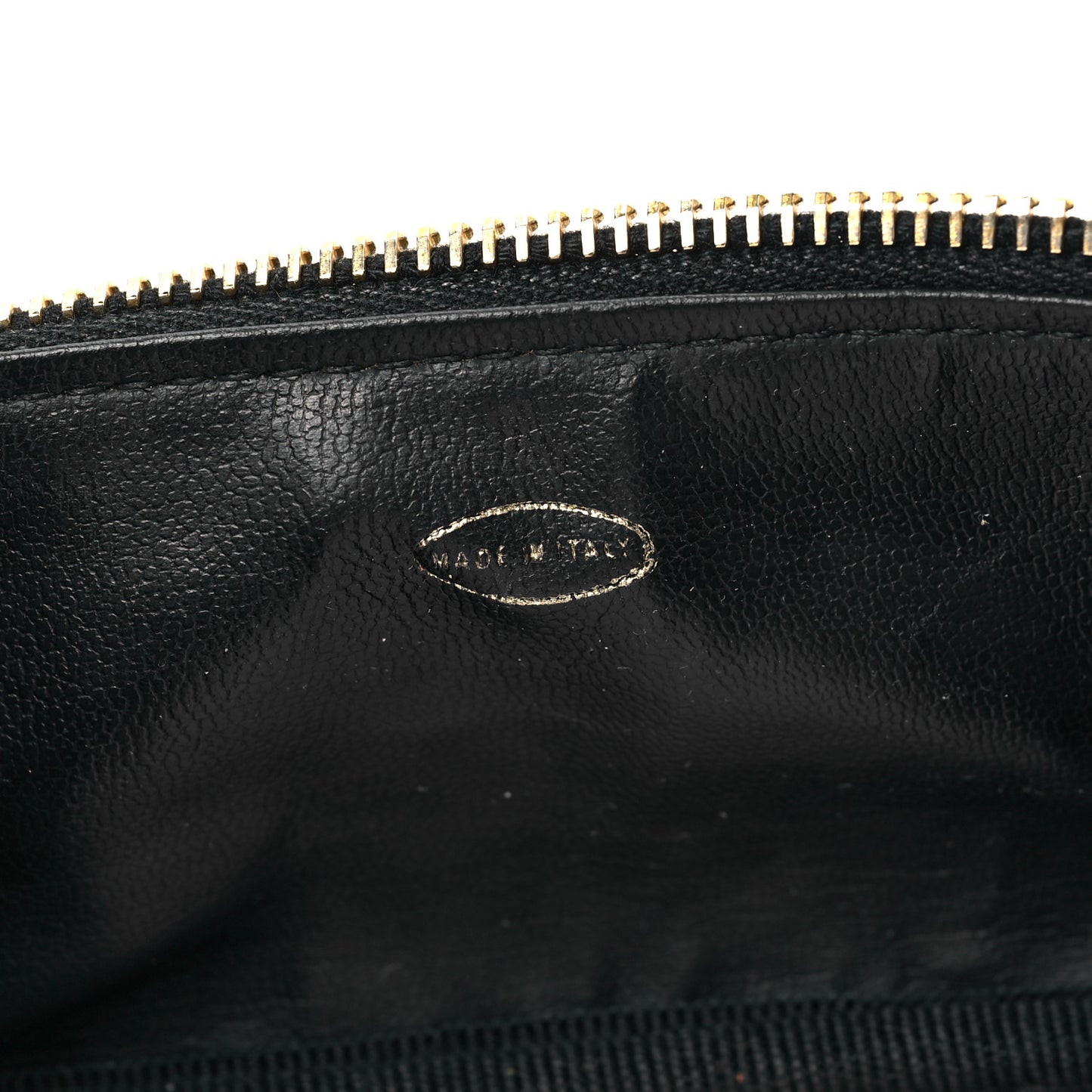 Lambskin Vanity Cosmetic Case Black