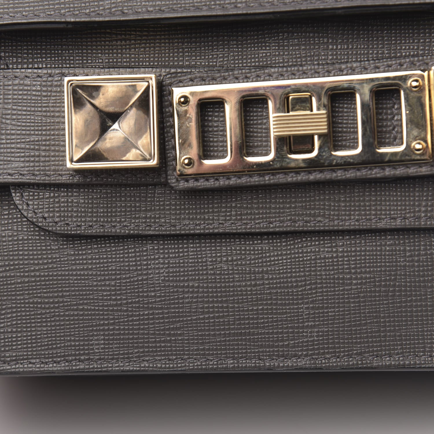 Proenza Schouler New Linosa Mini PS11 Classic Shoulder Bag Heather Grey 12 of 14