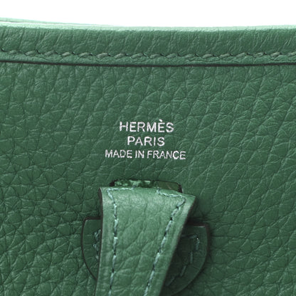 Hermes Taurillon Clemence Evelyne TPM Vert Vertigo 6 of 11