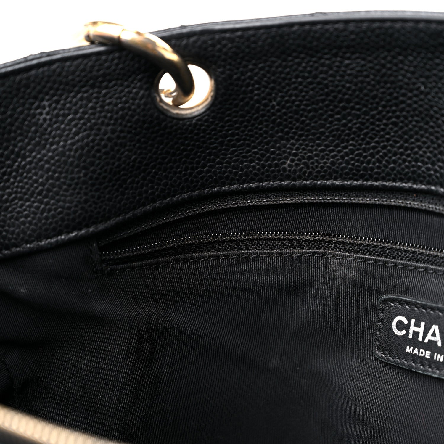 Chanel Caviar Quilted Grand Shopping Tote GST Black 13 of 15
