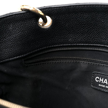 Chanel Caviar Quilted Grand Shopping Tote GST Black 13 of 15