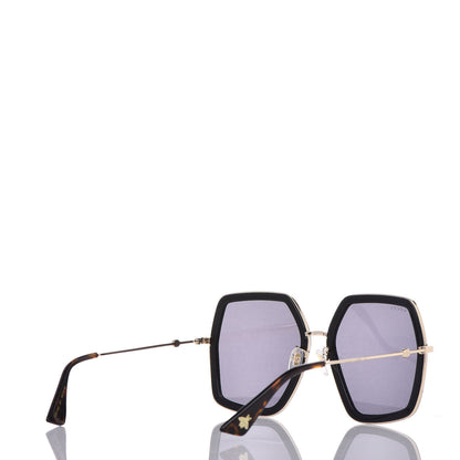 Gucci Acetate Oversize Square Frame GG0106S Sunglasses Black 4 of 7