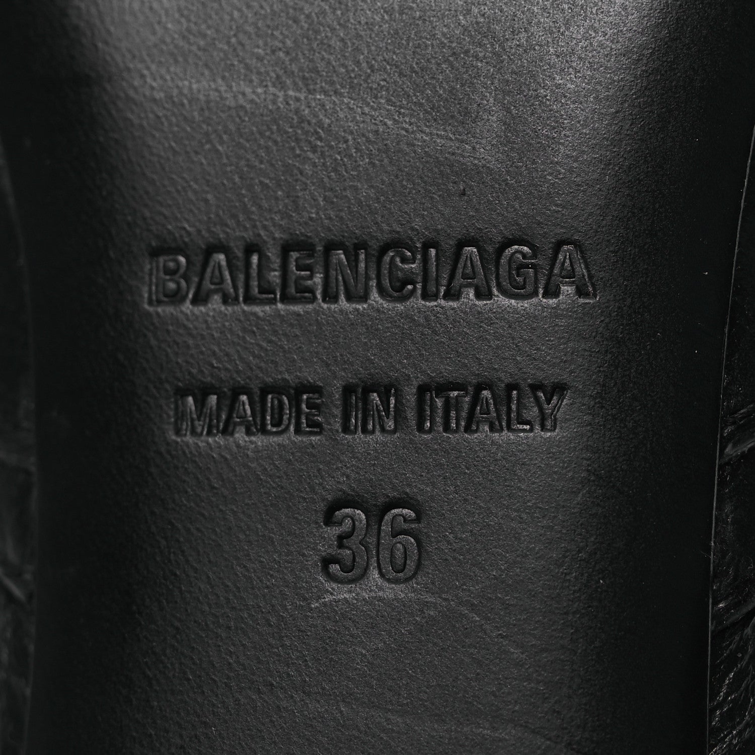 Balenciaga Agneau Arena Spiked Cagole 50mm Wide Boots 36 Black 8 of 11