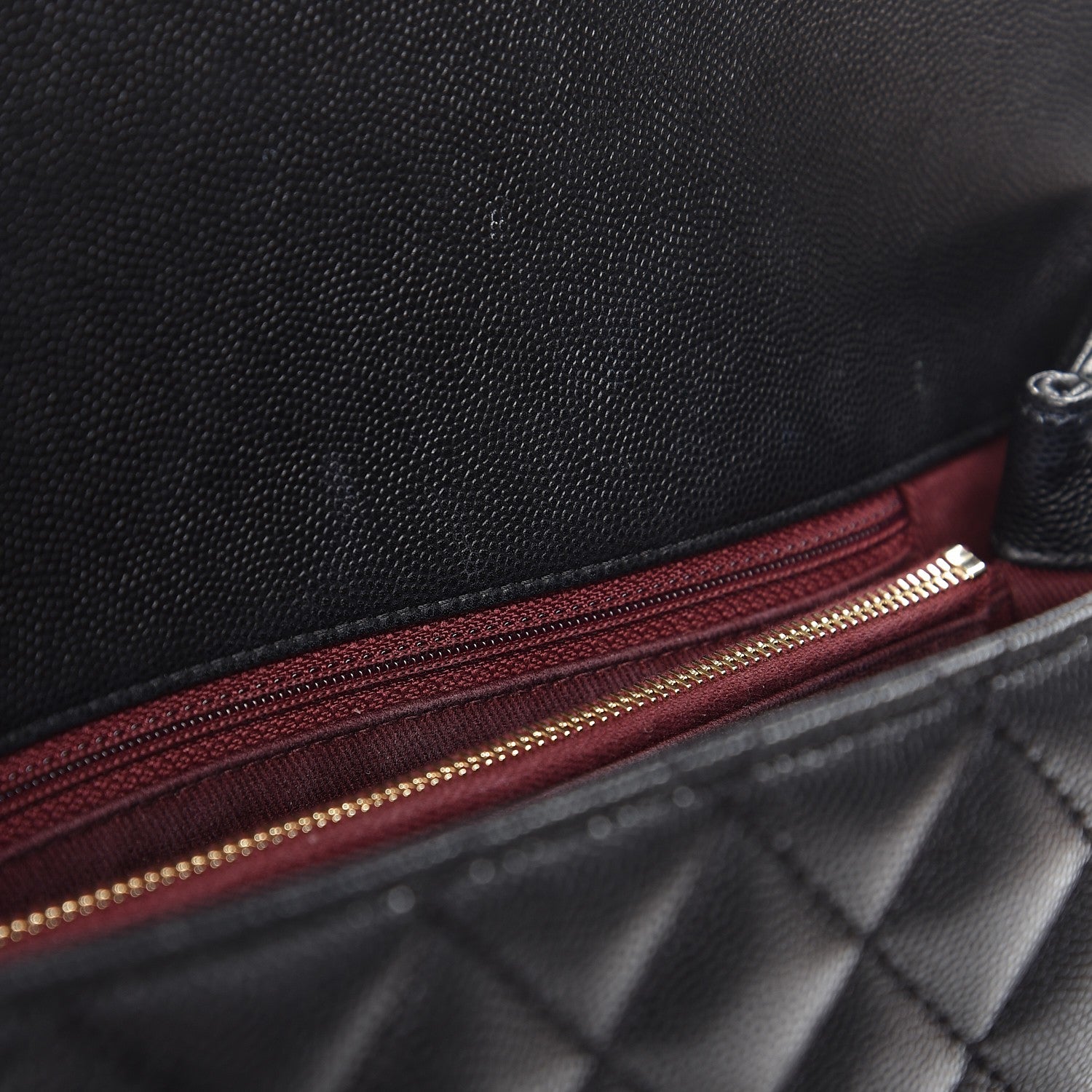 Chanel Caviar Quilted Medium Coco Handle Flap Black 9 of 9