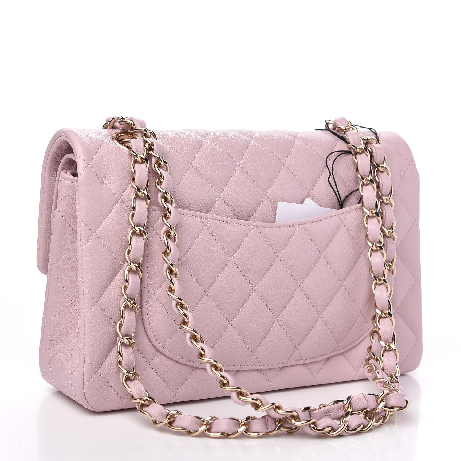 Chanel Caviar Quilted Small Double Flap Light Pink 3 of 10
