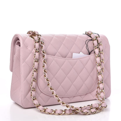 Chanel Caviar Quilted Small Double Flap Light Pink 3 of 10