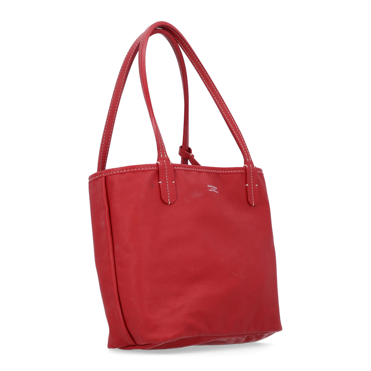 Goyardine Reversible Mini Anjou Red