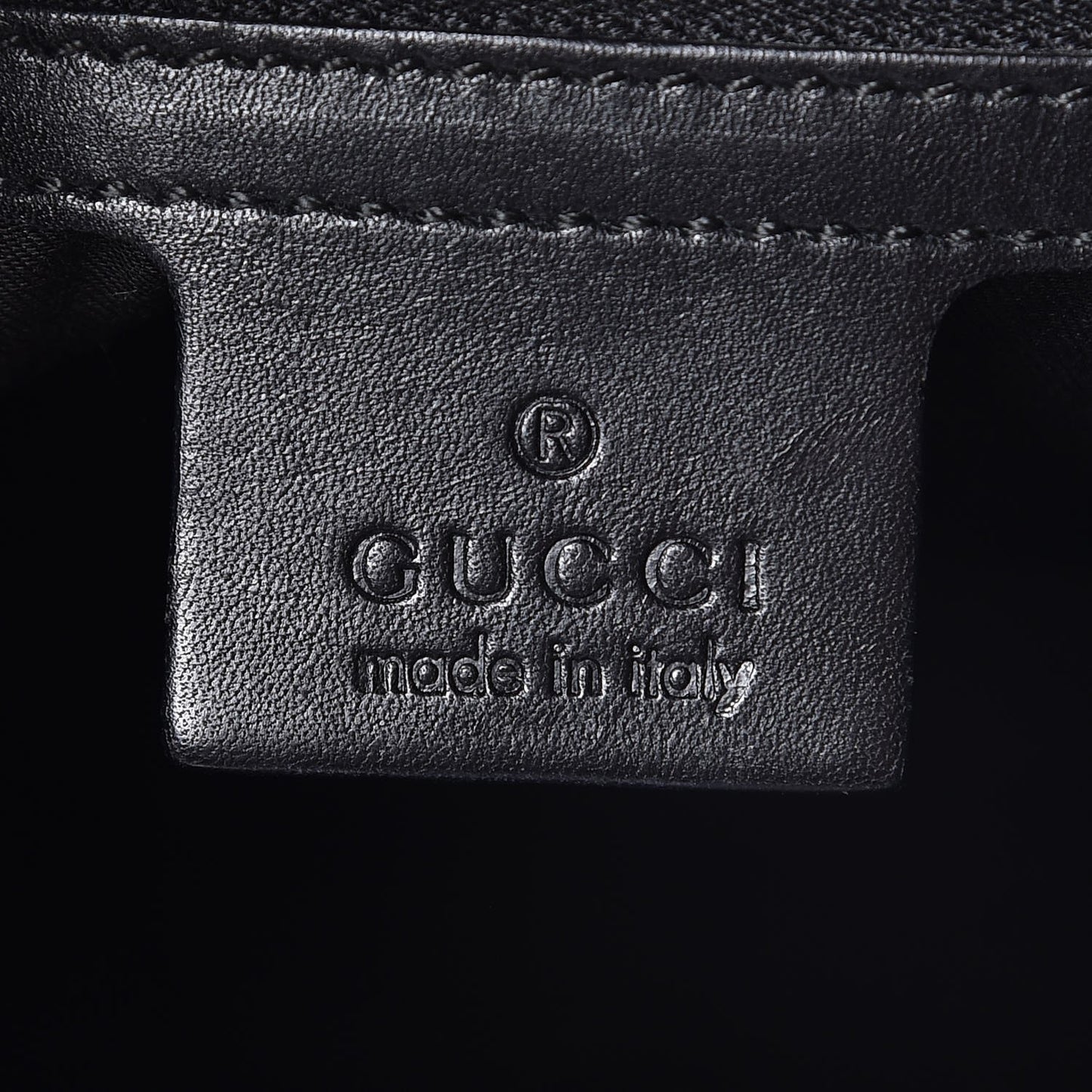 Guccissima Punch Hobo Black