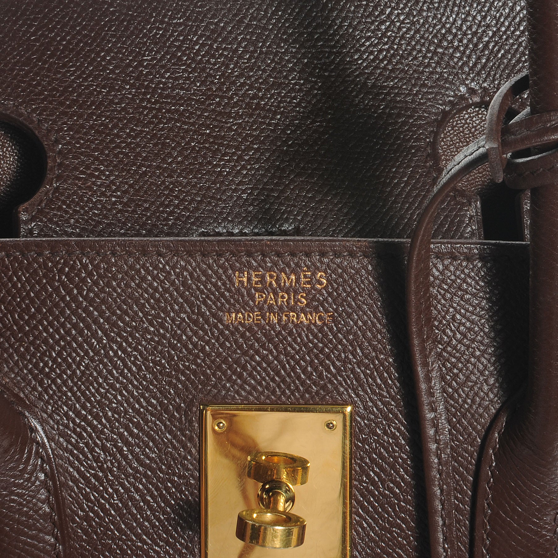 Hermes Courchevel Birkin 35 Chocolate 6 of 8