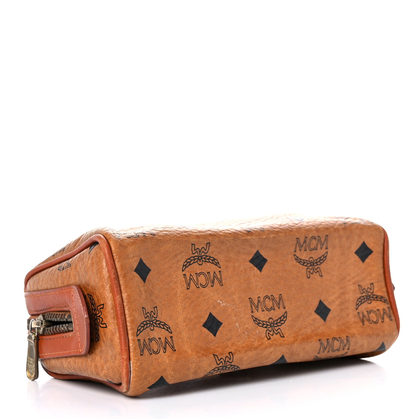 Visetos Mini Boston Bag Cognac