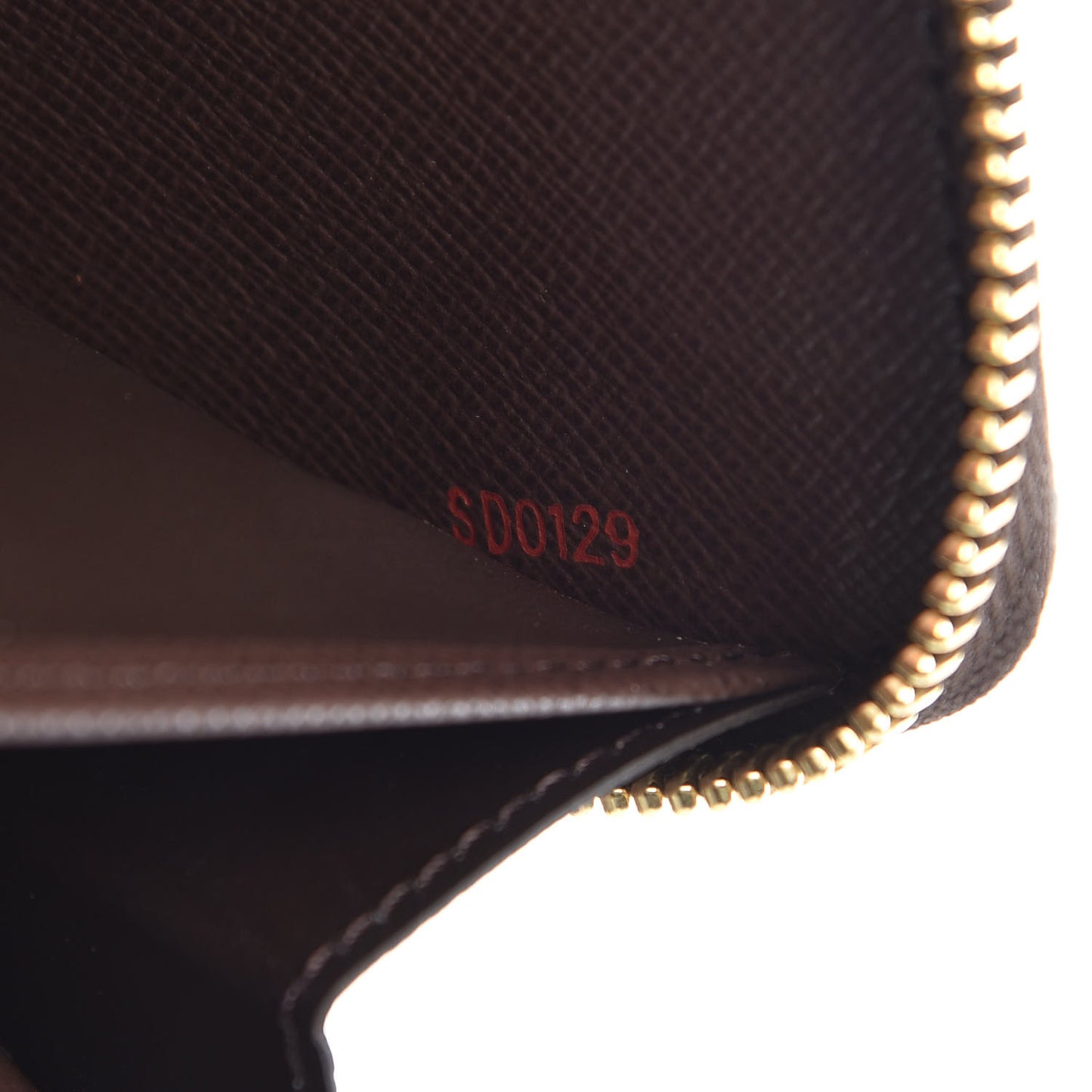 Damier Ebene Zippy Wallet