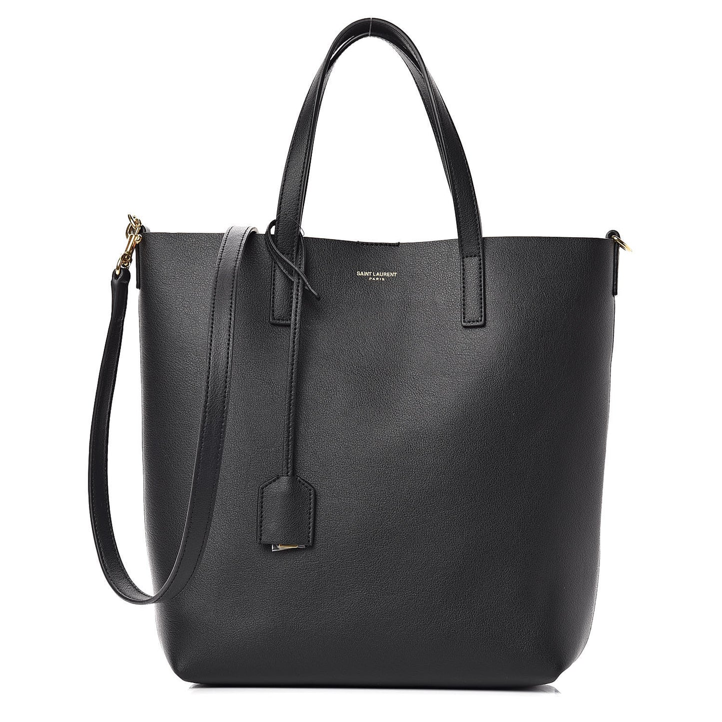 Calfskin Toy Shopping Tote Black