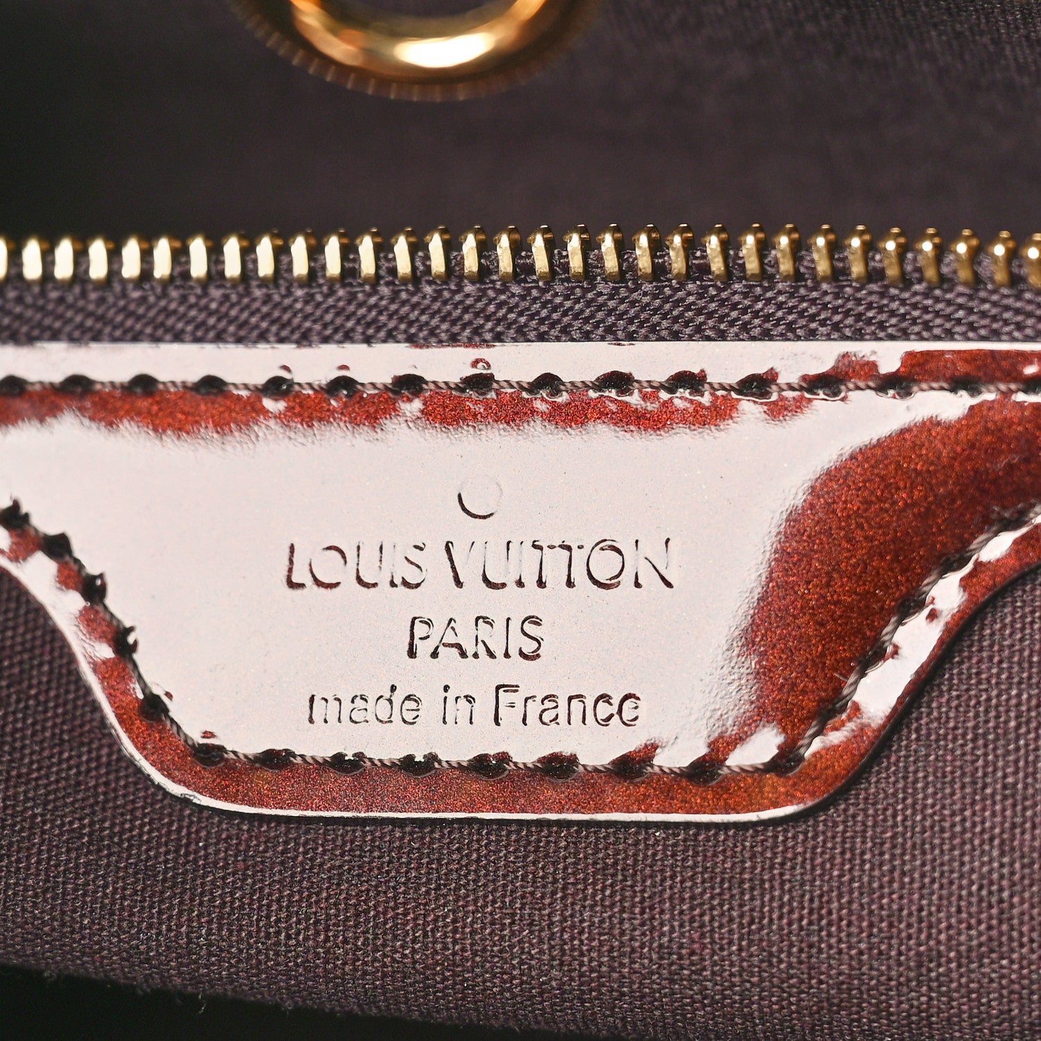 Louis Vuitton Vernis Wilshire PM Amarante 6 of 9